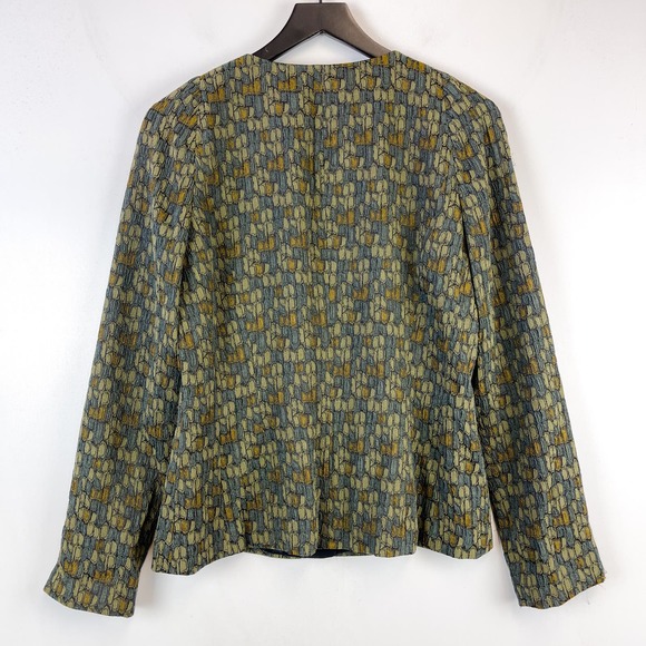 Lafayette 148 (10) Sheath Knee Length Dress Jacket 2 Piece Set Bundle Green - Picture 8 of 12